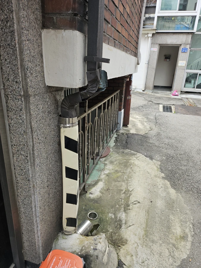 부천 우수관 관경 확장 시공 시공 전 - 드레인 웍스