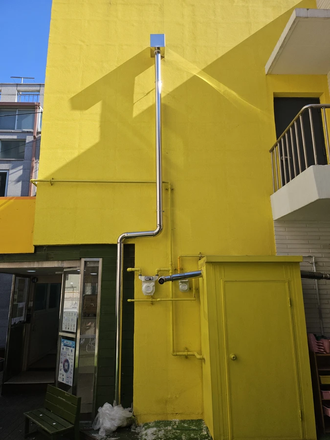 인천 지붕 물받이 처짐 보수 시공 후 - 드레인 웍스