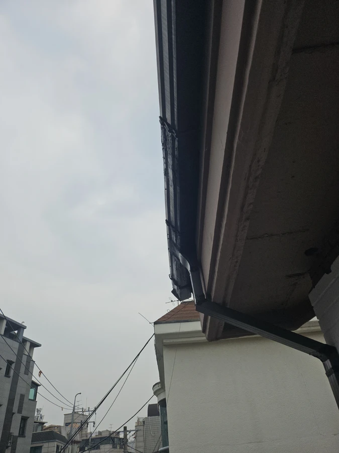 부천 빗물받이홈통수리 현장